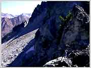 Above Hidden Lake, the Wallowas