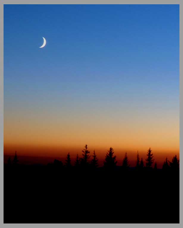 4-day Moon, Alpine Zone, the South Wallowas 