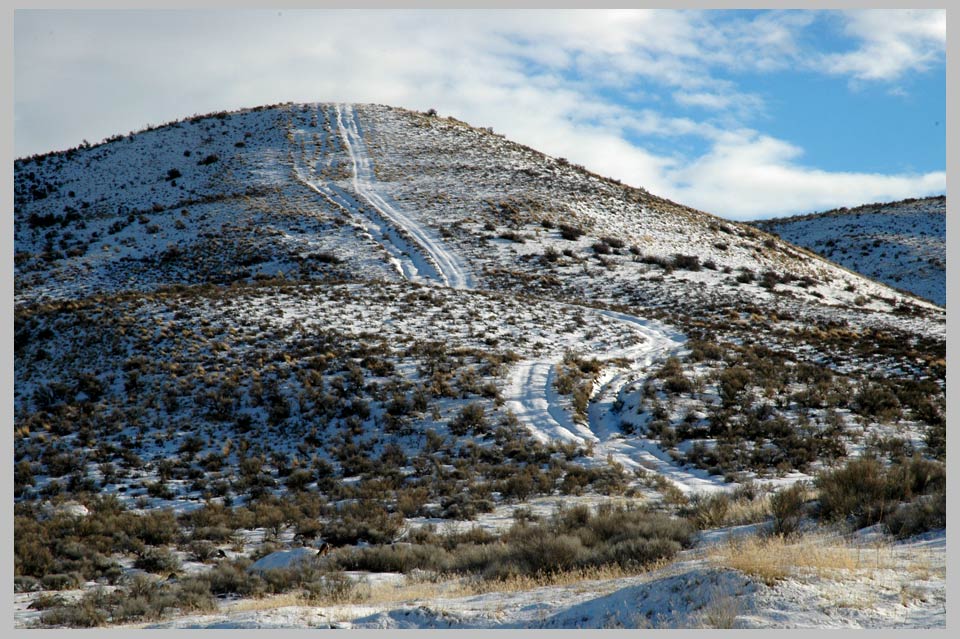 4-Wheeler, straight track, the South Wallowas