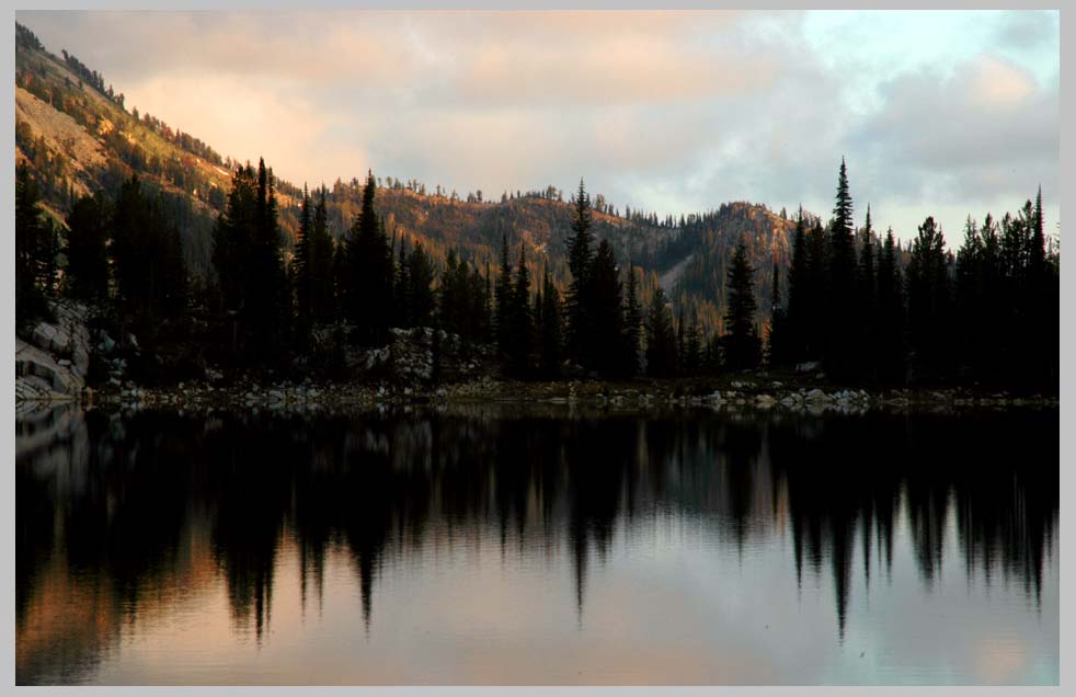 Alpine Geometry, Muir Lake (Crater Lake),