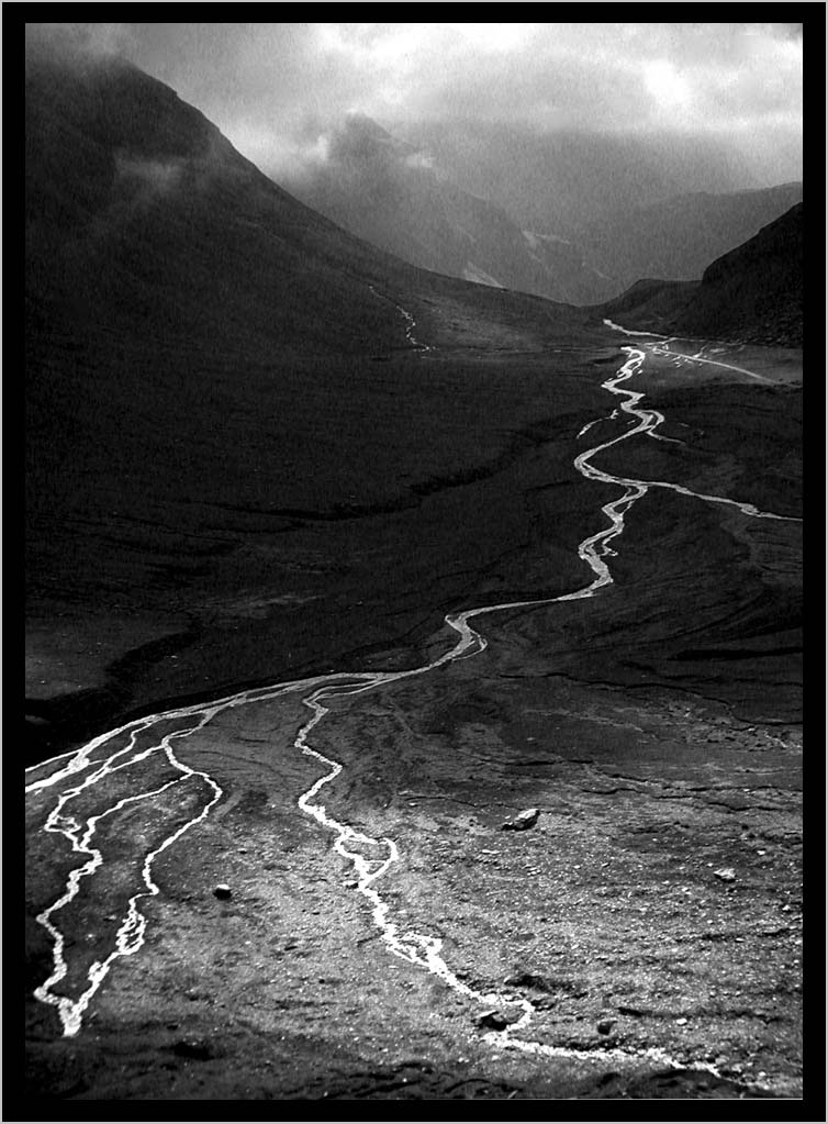 CLIFF CREGO | Braided Stream, the central Alps