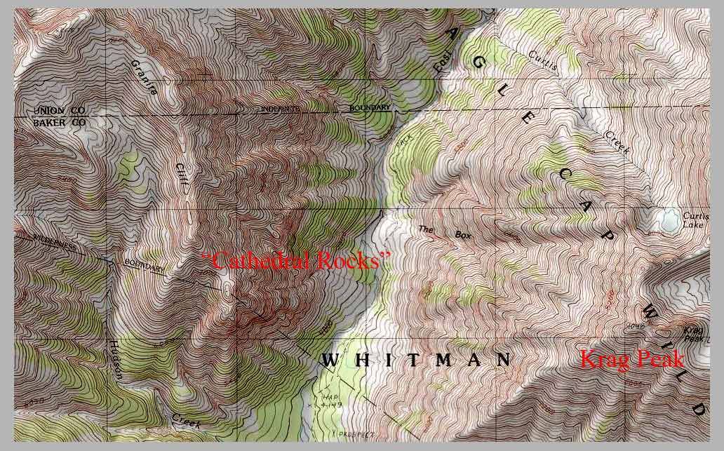 CLIFF CREGO | Cathedral Rocks TOPO, South Wallowas