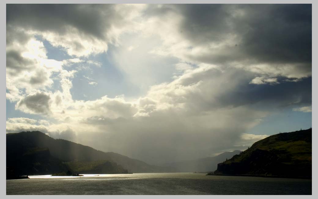 The Columbia River below the Dalles Dam