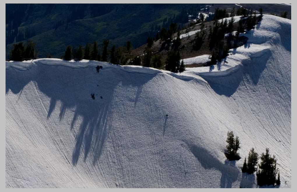 CLIFF CREGO | Cornucopia Peak (±2800 m), northfacing snowpack, end of June 2010