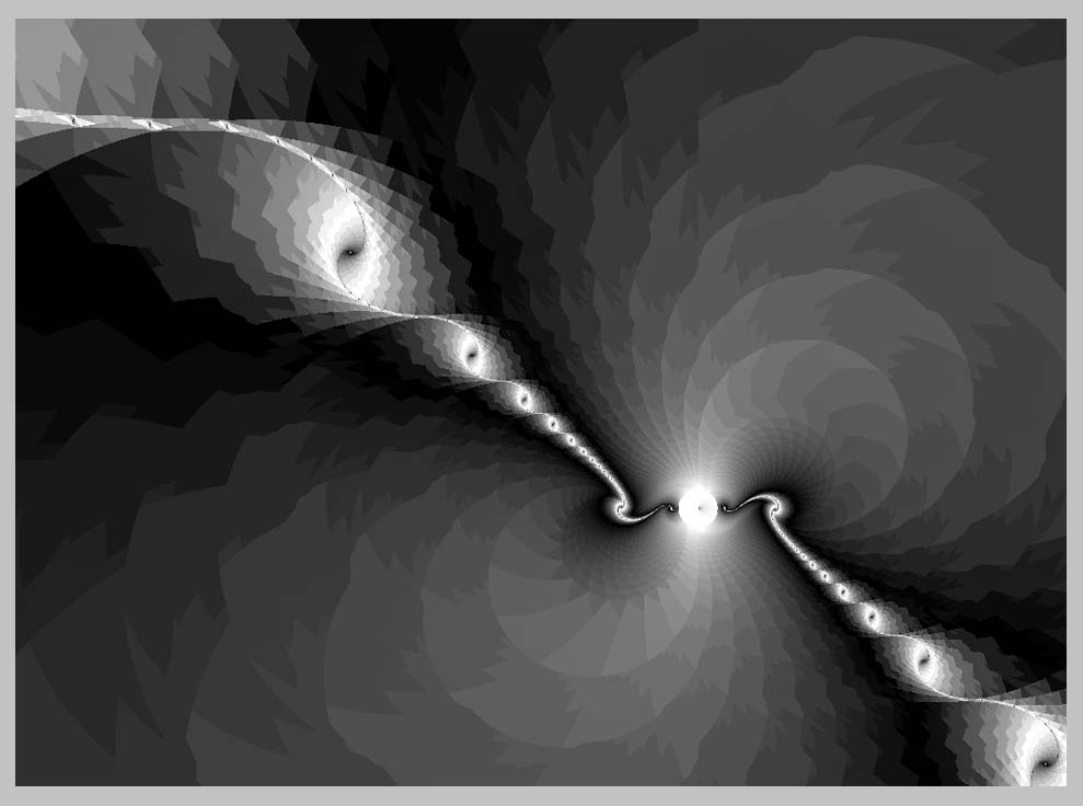 CLIFF CREGO | DISTANT CENTERS, fractal image generated with XaoS