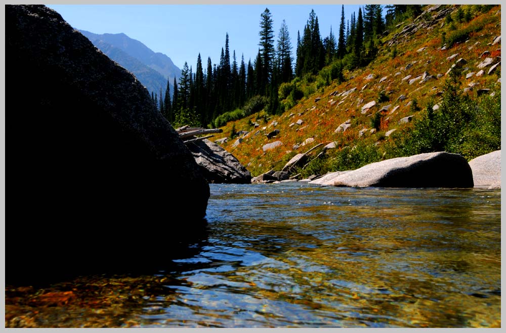 CLIFF CREGO | East Eagle, August aspect, entering dry season, High Wallowas