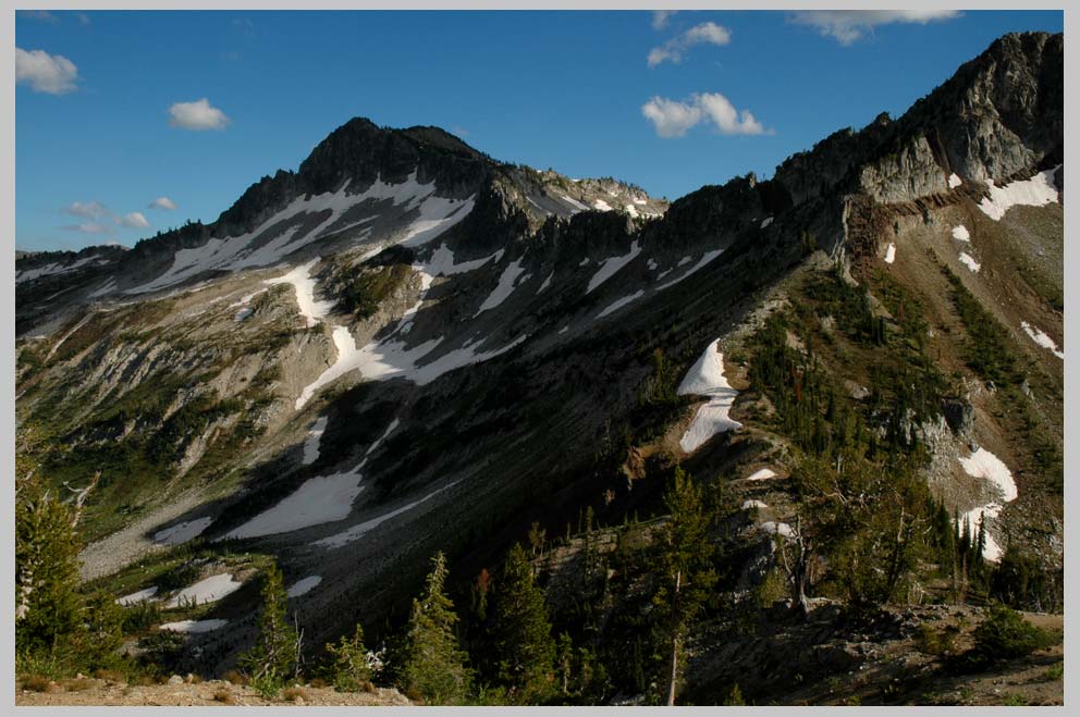 CLIFF CREGO | POP CREEK PASS, East / West divide between Hidden Lake  & the East Fork of the Minam River