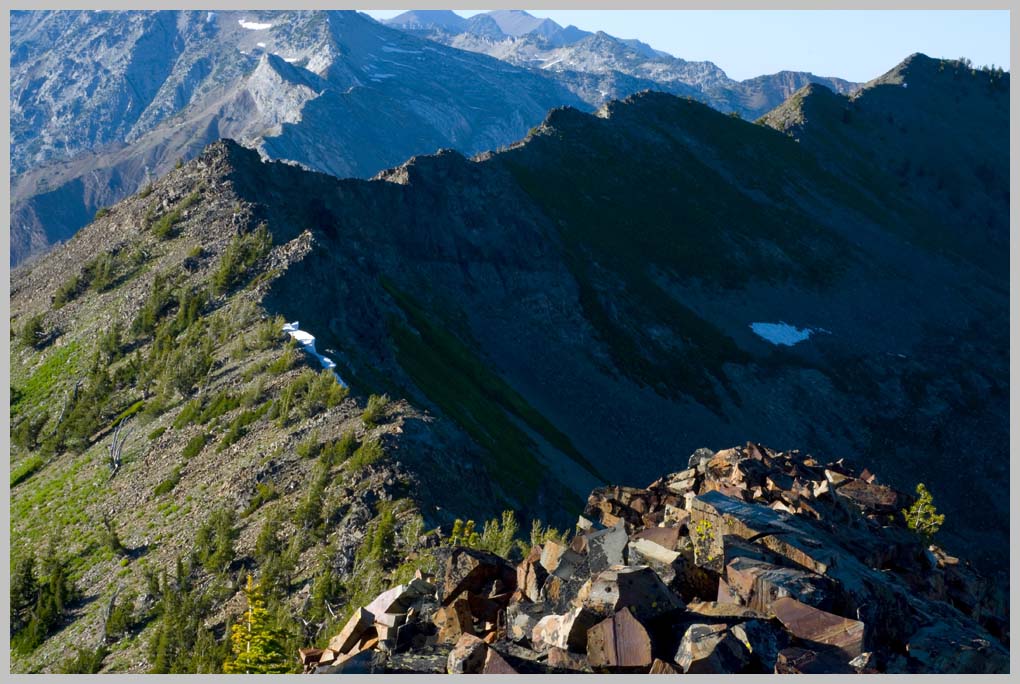BETWEEN TWO WORLDS, Ridgeline in the Eagle Cap Wilderness