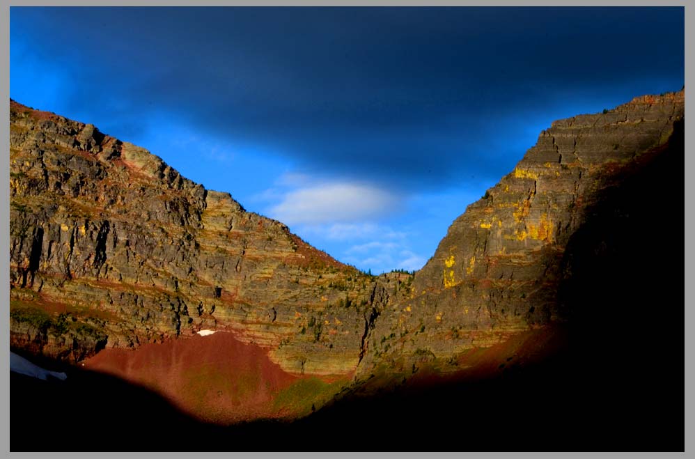 CLIFF CREGO | First Light, Upper 2 Medicine, Glacier National Park