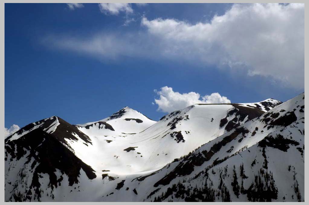 CLIFF CREGO |  Hurricane Valley, from Dug Peak (VI.1.2009), just east of Twin Peaks, Eagle Cap Wilderness