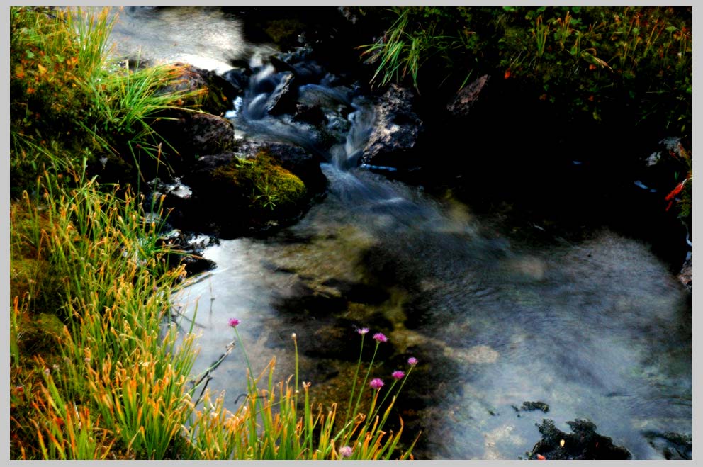 CLIFF CREGO | Holly Brook, late September, above Hidden Lake, Eagle Cap Wilderness (XI.17.08)