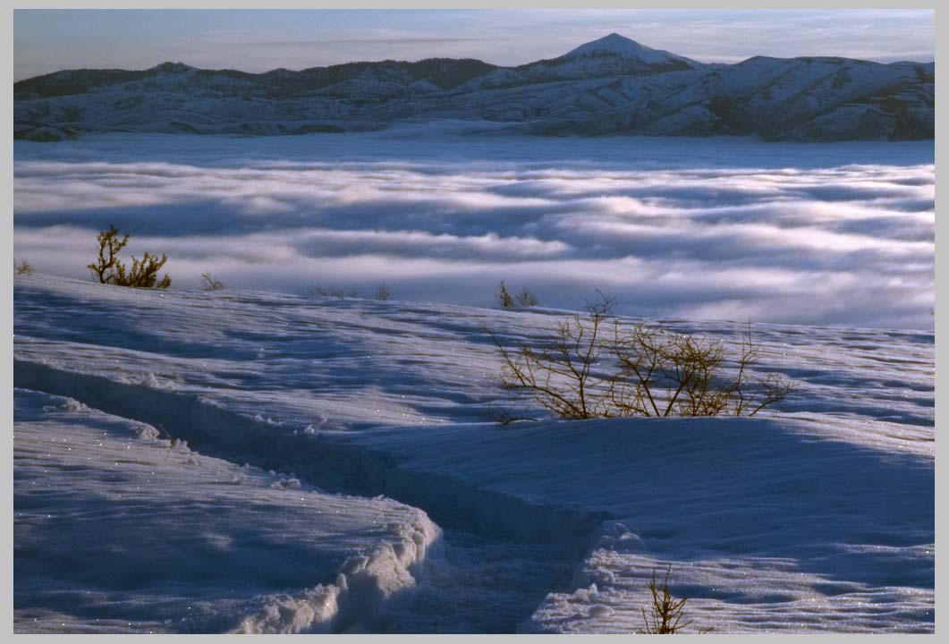 CLIFF CREGO | January, Evening Textures, south Wallowas