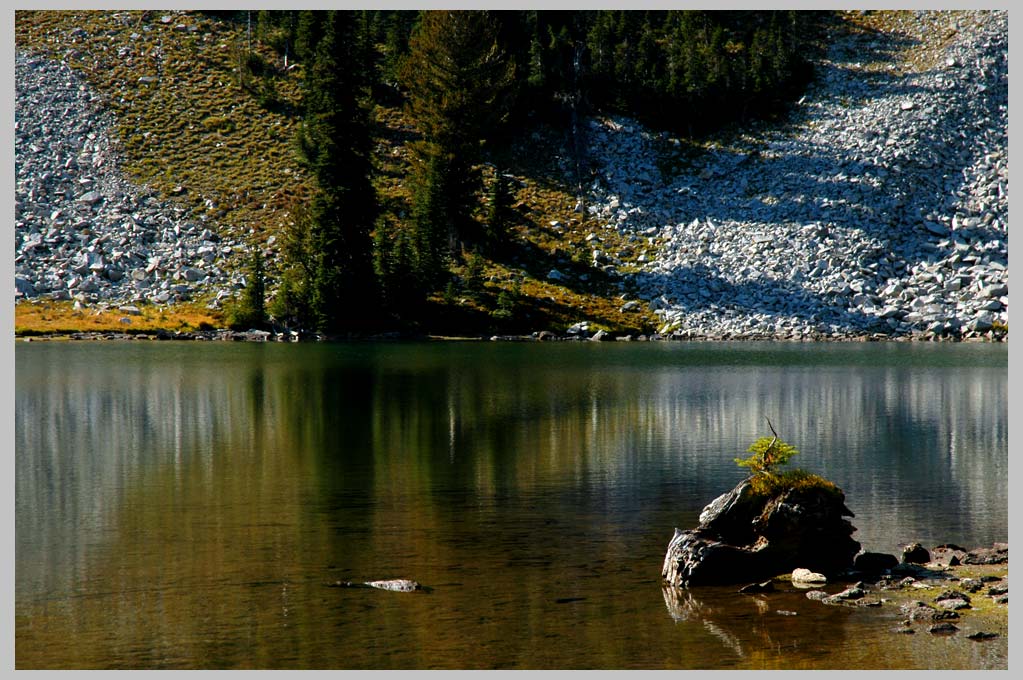 CLIFF CREGO |  Moon Lake, end of September afternoon 