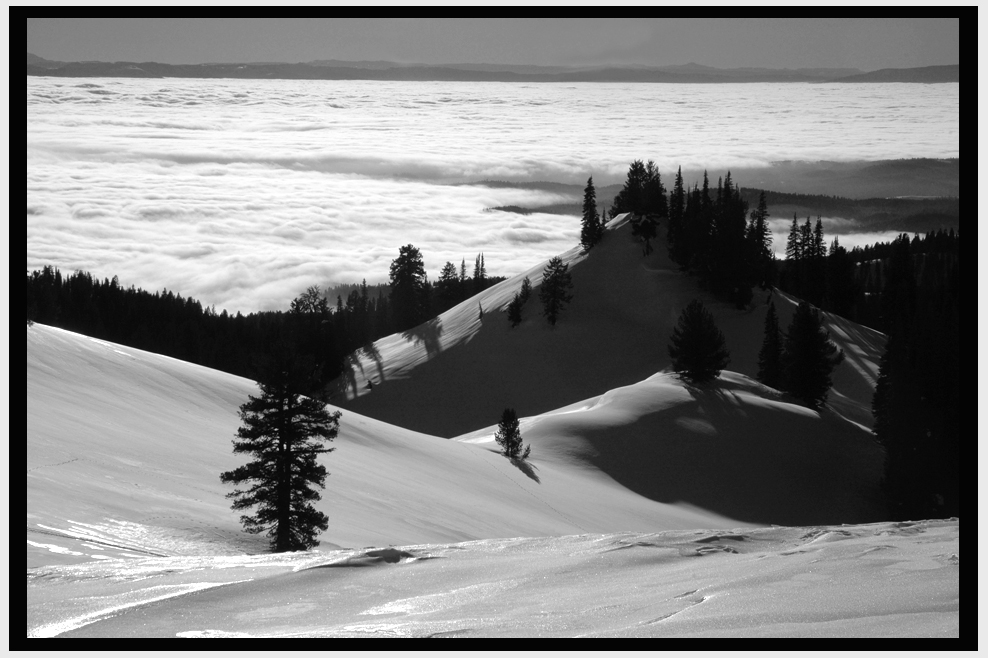 winter morning geometry, South Wallowas