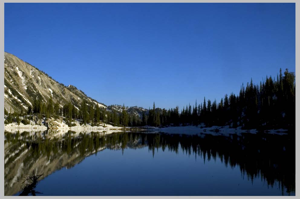 Muir (Crater) Lake, view Southeast . . . Eagle Cap Wilderness