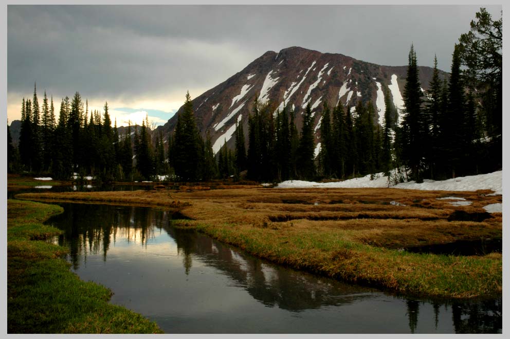 Red Peak, seen from Krag Peak Crossing, Eagle Cap Wilderness