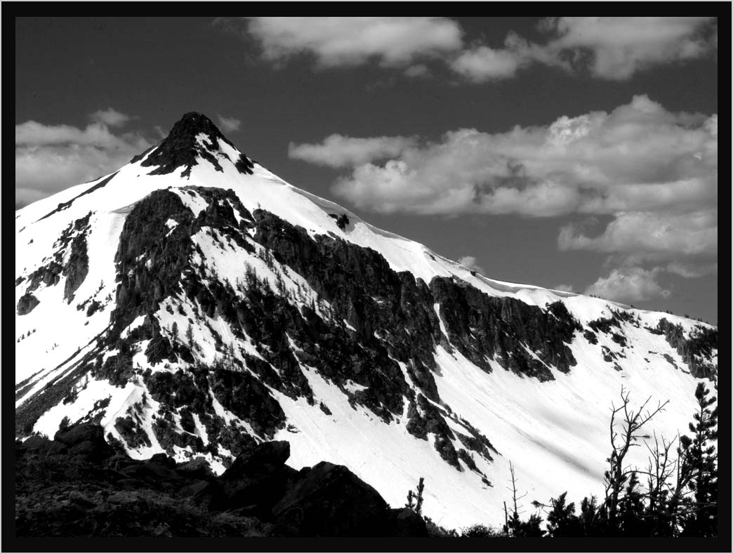SAWTOOTH PEAK, crest of the Hurricane Divide, North Wallowas