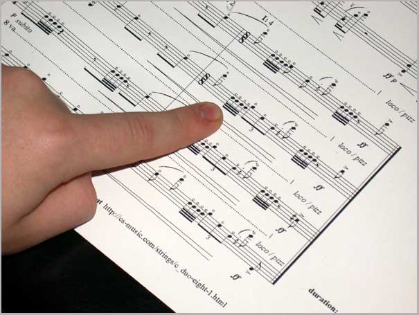 score reading