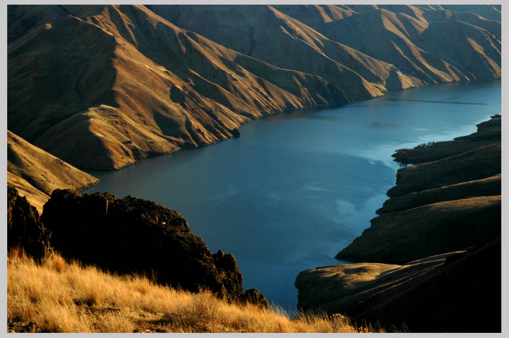 CLIFF CREGO | Snake River, last light with Winter Solstice, Northeast Oregon
