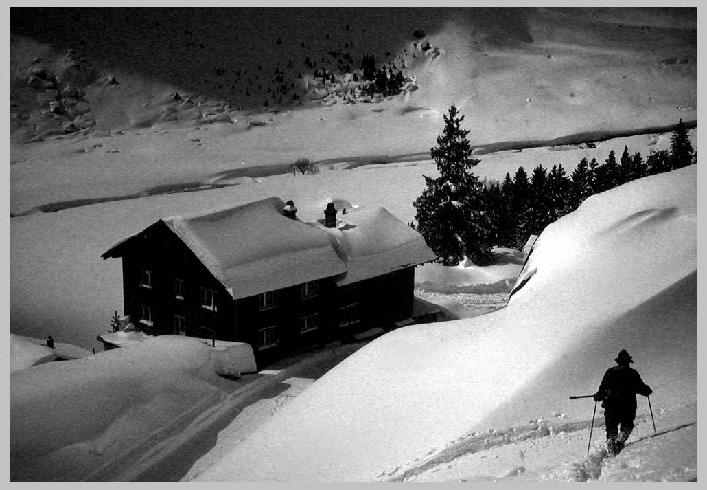 CLIFF CFEGO | Breaking Trail / April Snow (mountain farming village at 1600 m.)