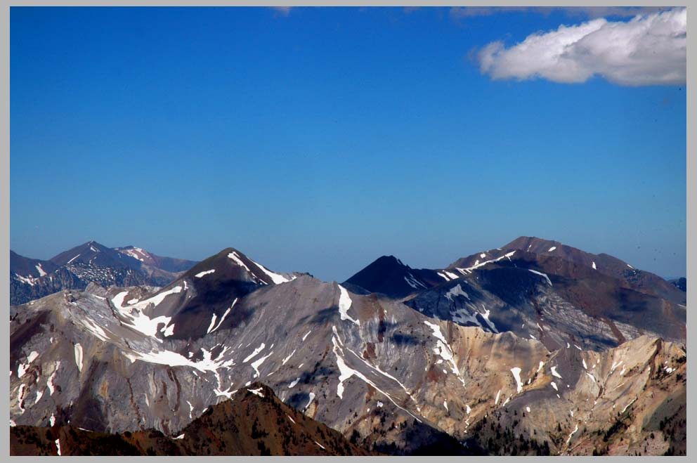 Red Mountain, view Northeast, VII.1.2009. Eagle Cap Wilderness