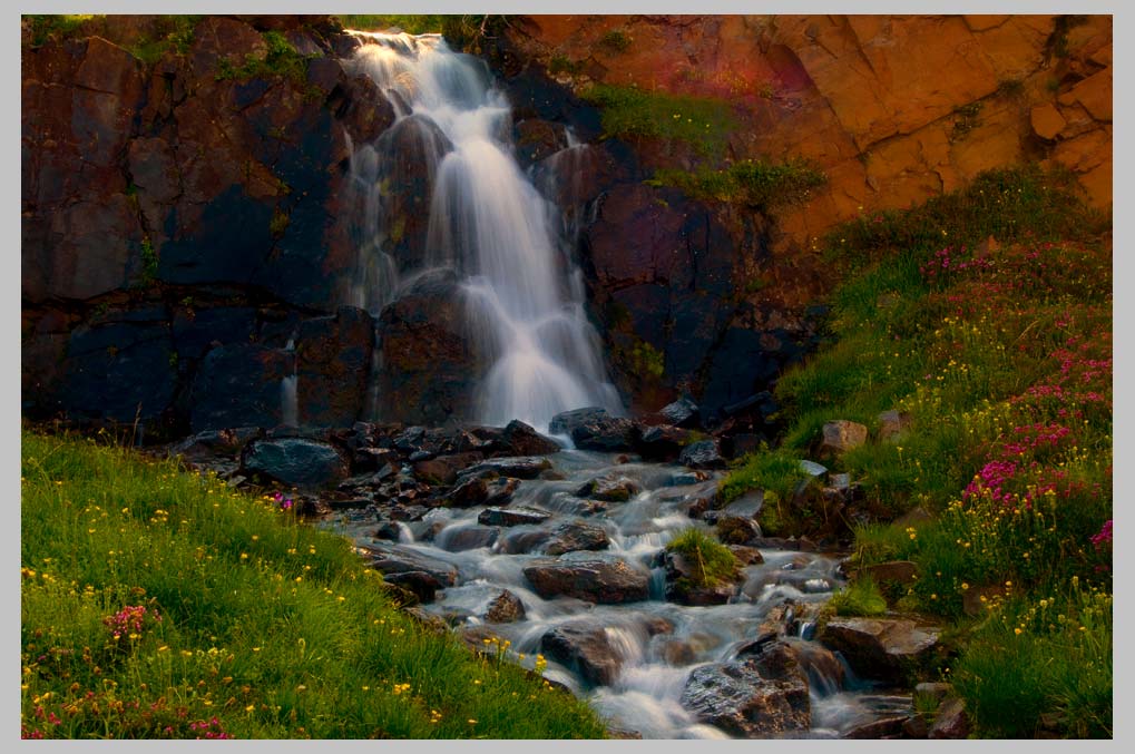 CLIFF CREGO | Whitebark Pine Falls, end of August