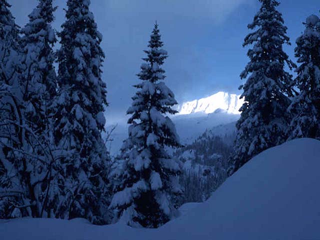 After Storm, New Snow—clearing