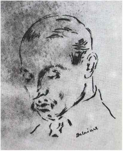 klossowska rilke sketch (Paris 1925)