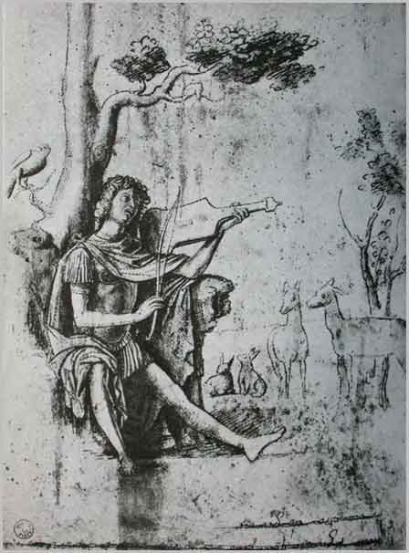 orpheus drawing by Cima da Coneligano