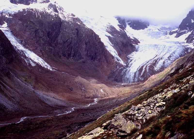 Fall Glacier, Blue Light